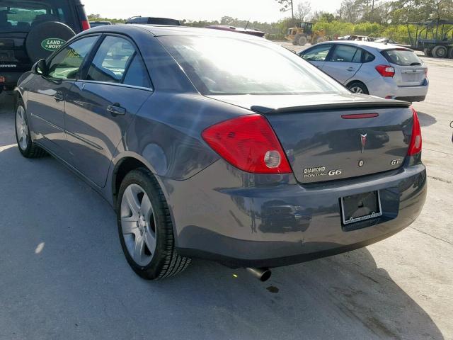 1G2ZH58N674268099 - 2007 PONTIAC G6 GT GRAY photo 3