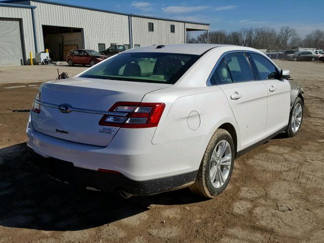 1FAHP2E84EG143563 - 2014 FORD TAURUS SEL WHITE photo 4