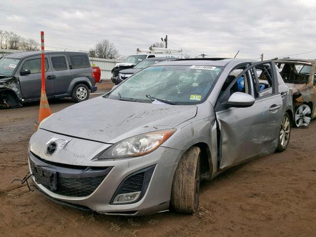 JM1BL1K63B1498599 - 2011 MAZDA 3 S SILVER photo 2