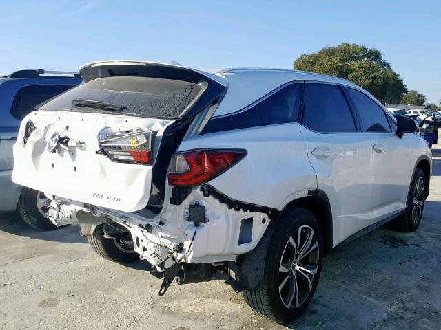 JTJGZKCA7J2001492 - 2018 LEXUS RX 350 L WHITE photo 4