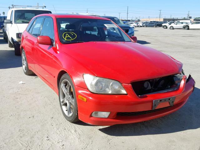 JTHED192120036088 - 2002 LEXUS IS 300 SPO RED photo 1