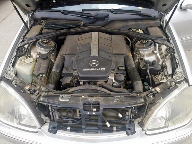 WDBNG73J82A266652 - 2002 MERCEDES-BENZ S 55 AMG SILVER photo 7