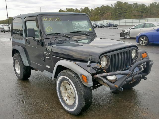 1J4FY19S2XP417418 - 1999 JEEP WRANGLER / BLACK photo 1