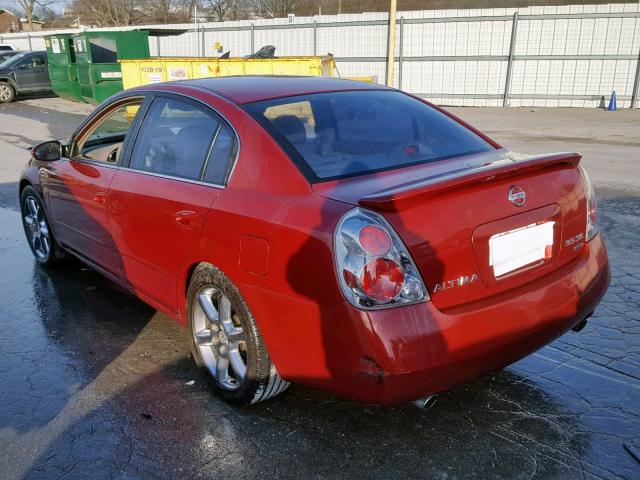 1N4BL11D25C159573 - 2005 NISSAN ALTIMA SE RED photo 3