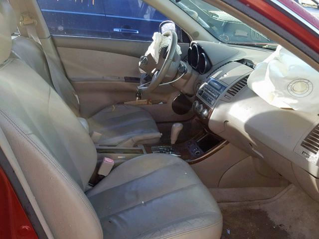 1N4BL11D25C159573 - 2005 NISSAN ALTIMA SE RED photo 5