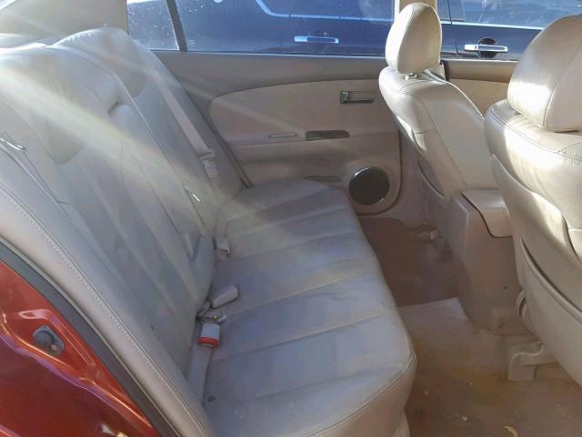 1N4BL11D25C159573 - 2005 NISSAN ALTIMA SE RED photo 6