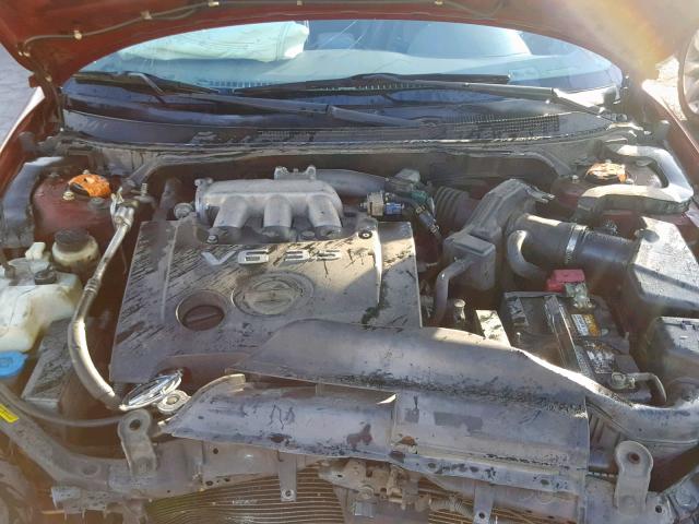 1N4BL11D25C159573 - 2005 NISSAN ALTIMA SE RED photo 7