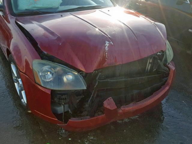 1N4BL11D25C159573 - 2005 NISSAN ALTIMA SE RED photo 9