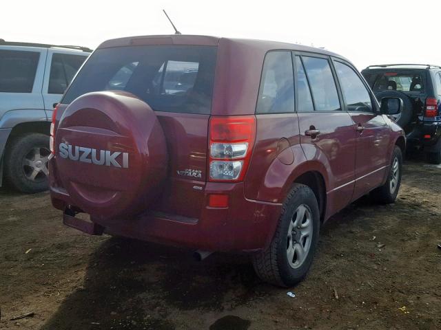 JS3TD941084102042 - 2008 SUZUKI GRAND VITA RED photo 4