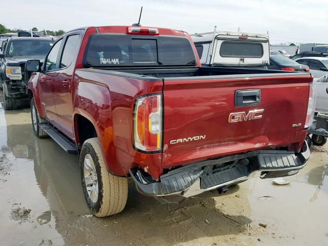 1GTG5CENXH1269991 - 2017 GMC CANYON SLE RED photo 3