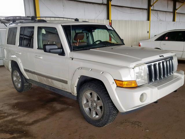 1J8HG582X6C352486 - 2006 JEEP COMMANDER WHITE photo 1