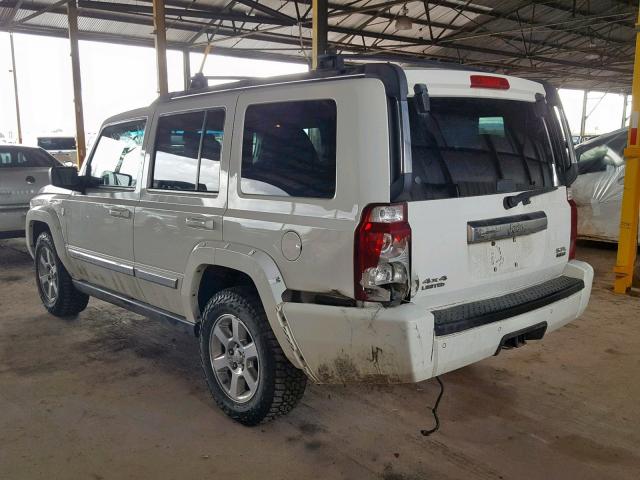 1J8HG582X6C352486 - 2006 JEEP COMMANDER WHITE photo 3