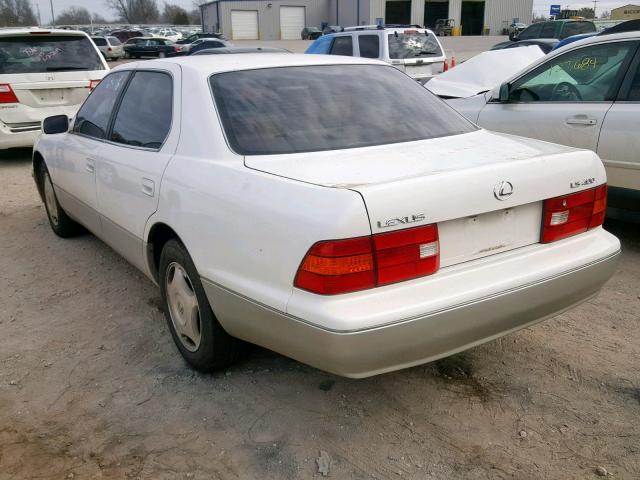 JT8BH28F9Y0180417 - 2000 LEXUS LS 400 WHITE photo 3