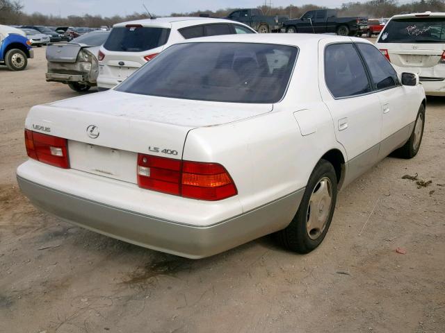 JT8BH28F9Y0180417 - 2000 LEXUS LS 400 WHITE photo 4