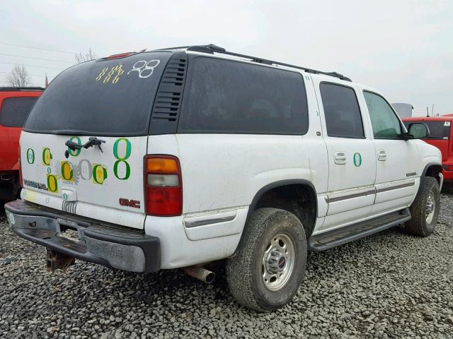 3GKGK26U51G253671 - 2001 GMC YUKON XL K WHITE photo 4