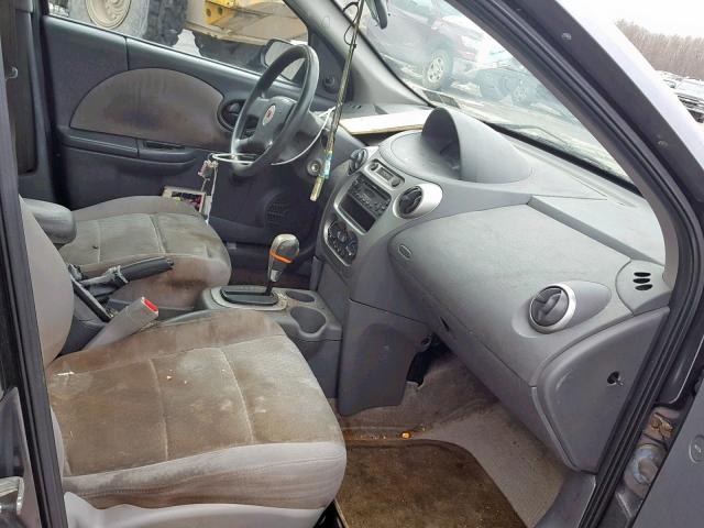 1G8AJ52F25Z171409 - 2005 SATURN ION LEVEL GRAY photo 5