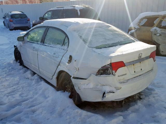 2HGFA1F01BH014462 - 2011 HONDA CIVIC EXL WHITE photo 3