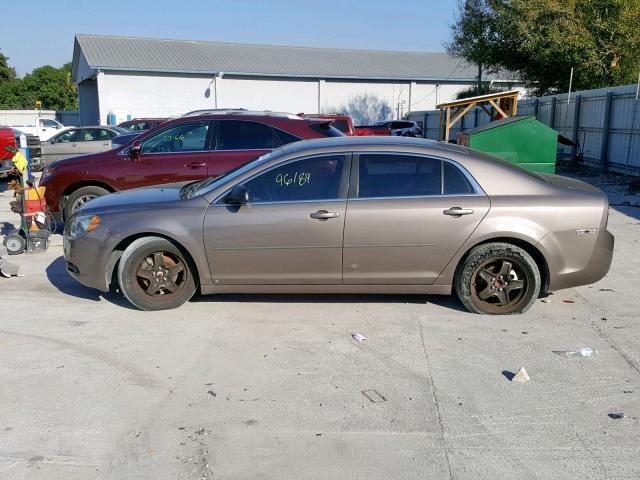 1G1ZB5EB9AF108486 - 2010 CHEVROLET MALIBU LS TAN photo 9