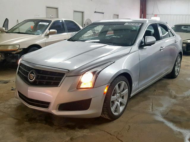 1G6AA5RA9D0122066 - 2013 CADILLAC ATS SILVER photo 2