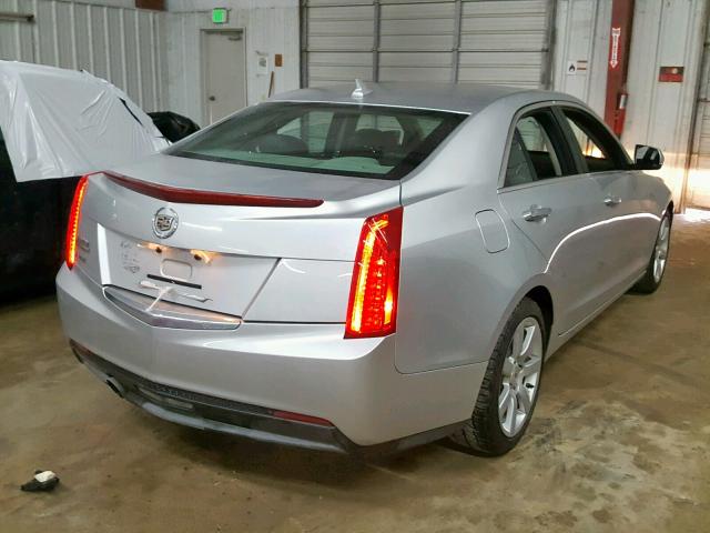 1G6AA5RA9D0122066 - 2013 CADILLAC ATS SILVER photo 4