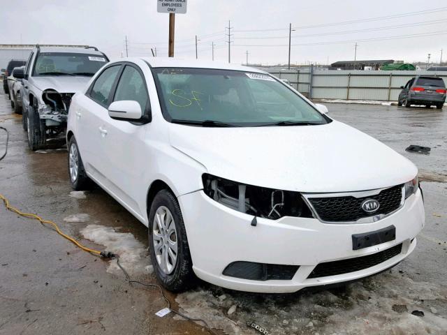 KNAFU4A2XB5459691 - 2011 KIA FORTE EX WHITE photo 1