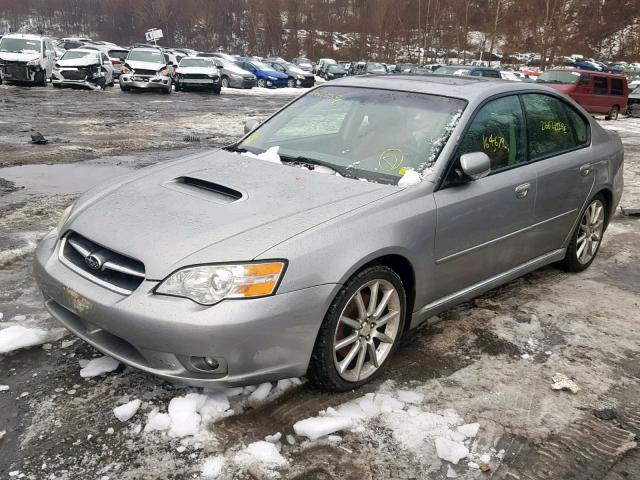 4S3BL676566206028 - 2006 SUBARU LEGACY GT WHITE photo 2