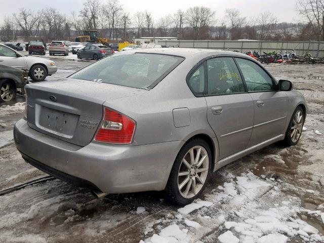 4S3BL676566206028 - 2006 SUBARU LEGACY GT WHITE photo 4