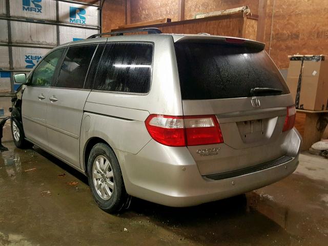 5FNRL38857B104229 - 2007 HONDA ODYSSEY TO SILVER photo 3