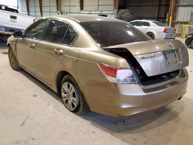 1HGCP26468A026060 - 2008 HONDA ACCORD LXP GOLD photo 3