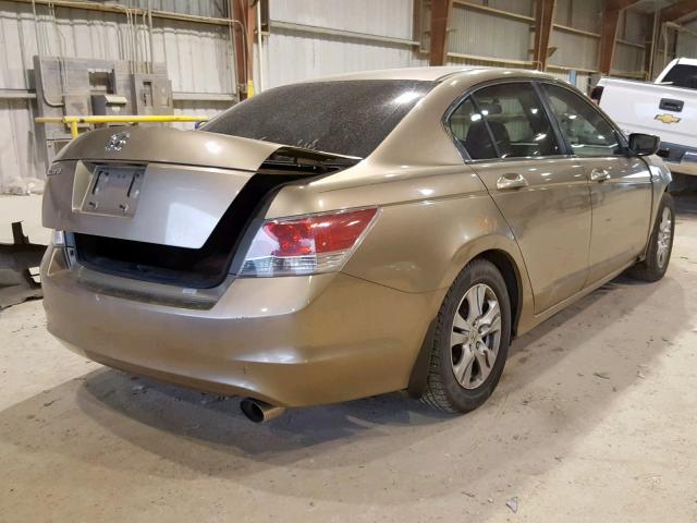 1HGCP26468A026060 - 2008 HONDA ACCORD LXP GOLD photo 4