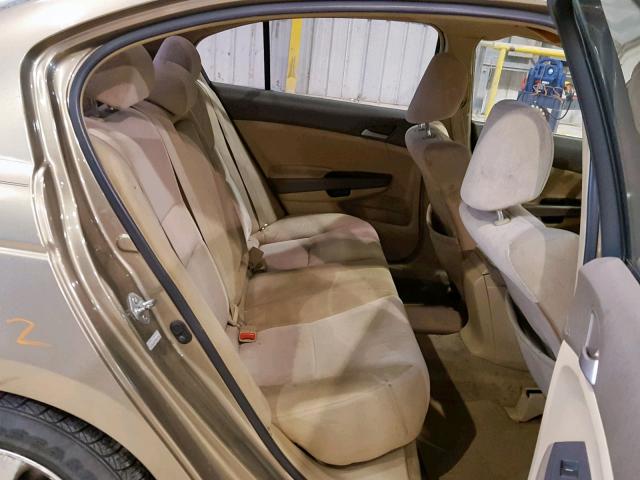 1HGCP26468A026060 - 2008 HONDA ACCORD LXP GOLD photo 6