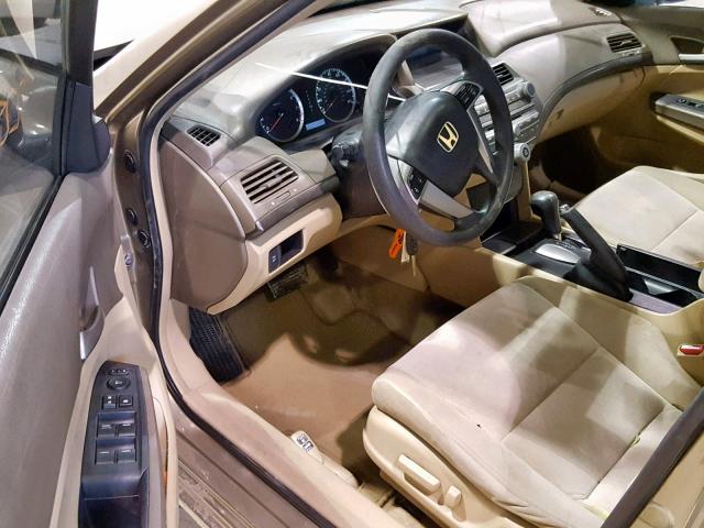 1HGCP26468A026060 - 2008 HONDA ACCORD LXP GOLD photo 9