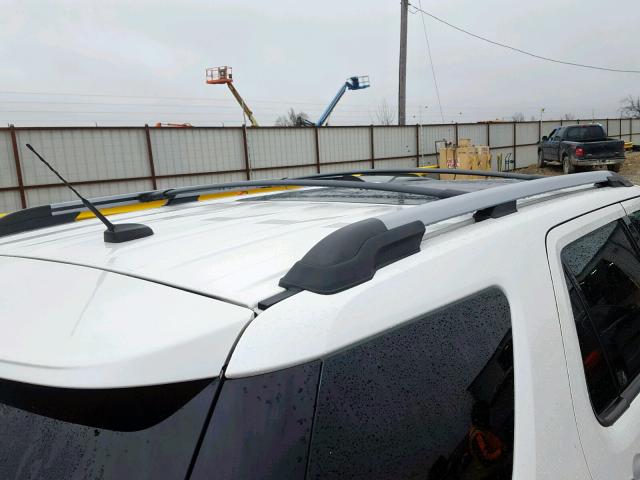 1FM5K8F86DGB43281 - 2013 FORD EXPLORER L WHITE photo 9