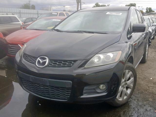 JM3ER29L170135445 - 2007 MAZDA CX-7 BLACK photo 2