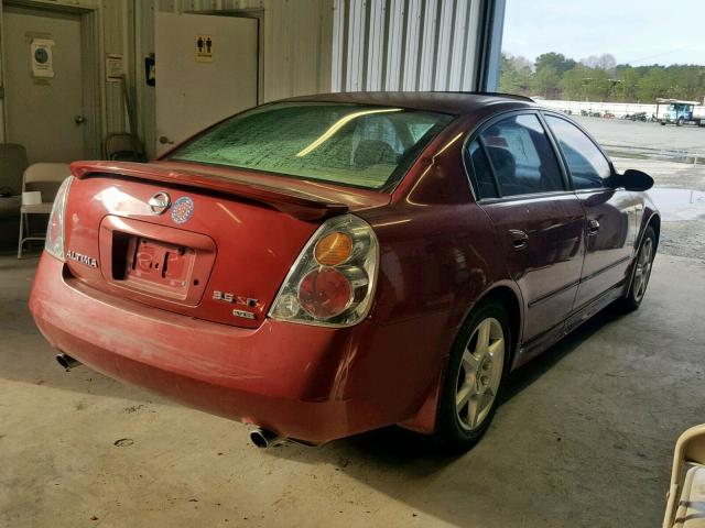 1N4BL11D13C202314 - 2003 NISSAN ALTIMA SE RED photo 4