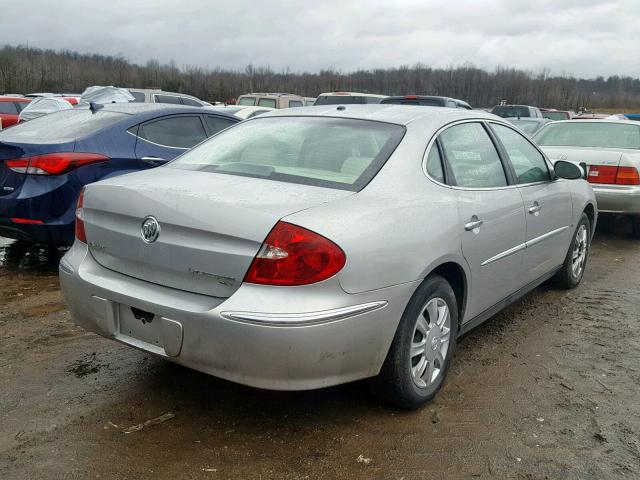 2G4WC582981236078 - 2008 BUICK LACROSSE C SILVER photo 4