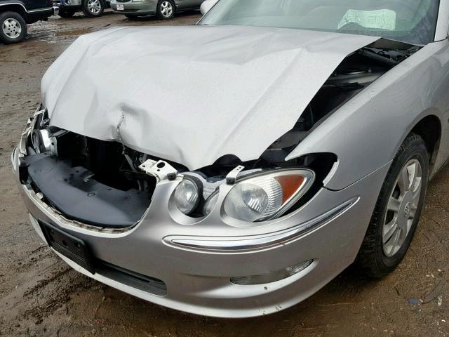 2G4WC582981236078 - 2008 BUICK LACROSSE C SILVER photo 9