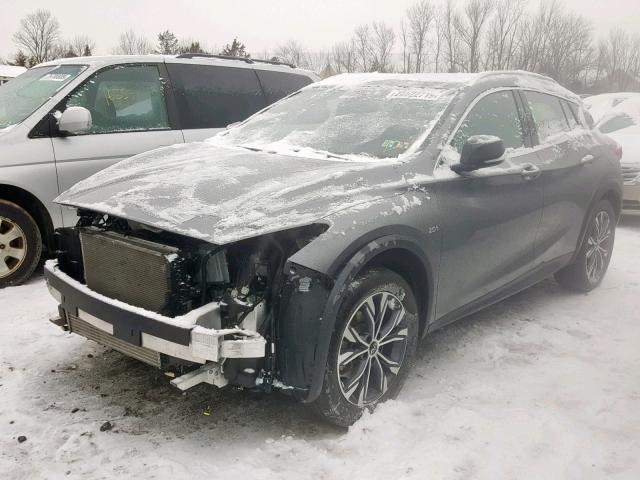 SJKCH5CR8HA025289 - 2017 INFINITI QX30 BASE GRAY photo 2