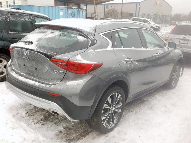 SJKCH5CR8HA025289 - 2017 INFINITI QX30 BASE GRAY photo 4