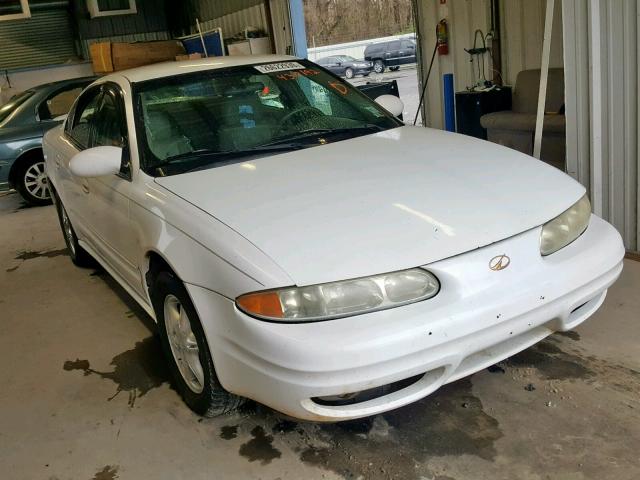 1G3NL52T8YC430192 - 2000 OLDSMOBILE ALERO GL WHITE photo 1