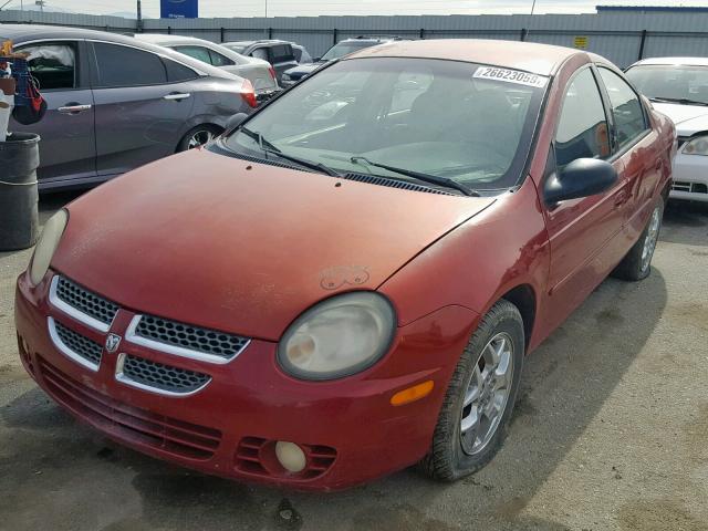 1B3ES56C93D215230 - 2003 DODGE NEON SXT RED photo 2