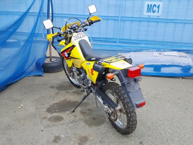 JS1SK43A362103709 - 2006 SUZUKI DR-Z400 S YELLOW photo 3