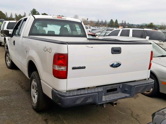 1FTPX14547KD20135 - 2007 FORD F150 WHITE photo 3