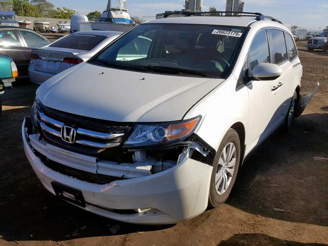 5FNRL5H35GB157612 - 2016 HONDA ODYSSEY SE WHITE photo 2