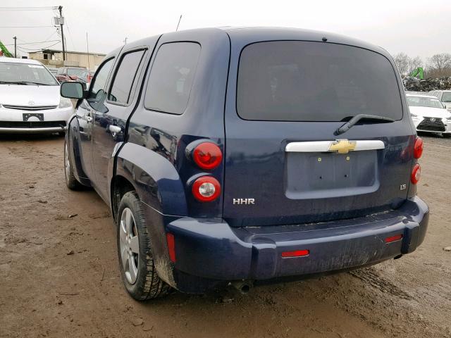 3GNDA13D67S628822 - 2007 CHEVROLET HHR LS Azul foto 3