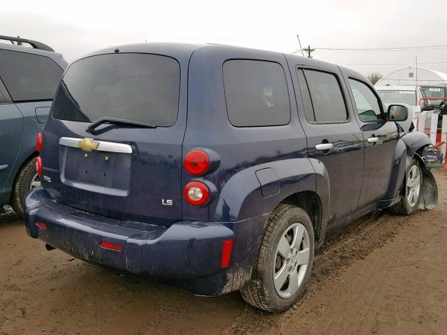 3GNDA13D67S628822 - 2007 CHEVROLET HHR LS Azul foto 4