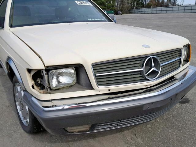 WDBCA43A5DB005385 - 1983 MERCEDES-BENZ 380 SEC CREAM photo 9