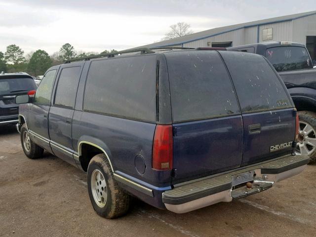 1GNEC16K8SJ387221 - 1995 CHEVROLET SUBURBAN BLUE photo 3