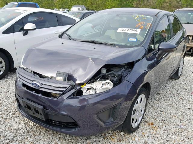 3FADP4AJ7DM149798 - 2013 FORD FIESTA S GRAY photo 2