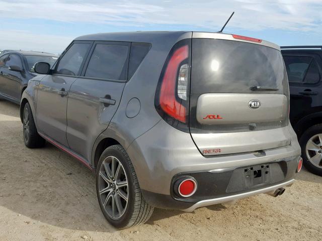 KNDJX3AA4H7499199 - 2017 KIA SOUL ! Gümüş foto 3